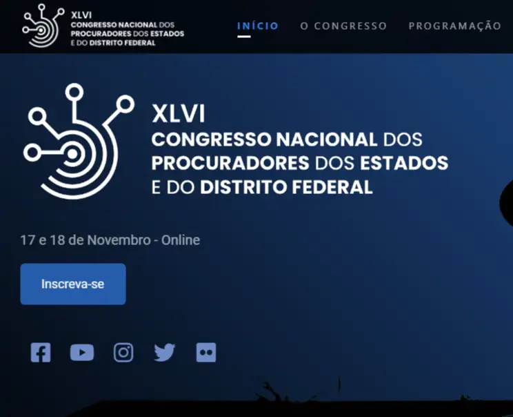 Procuradores do Tocantins já podem se inscrever no XLVI Congresso Nacional dos Procuradores dos Estados e do Distrito Federal