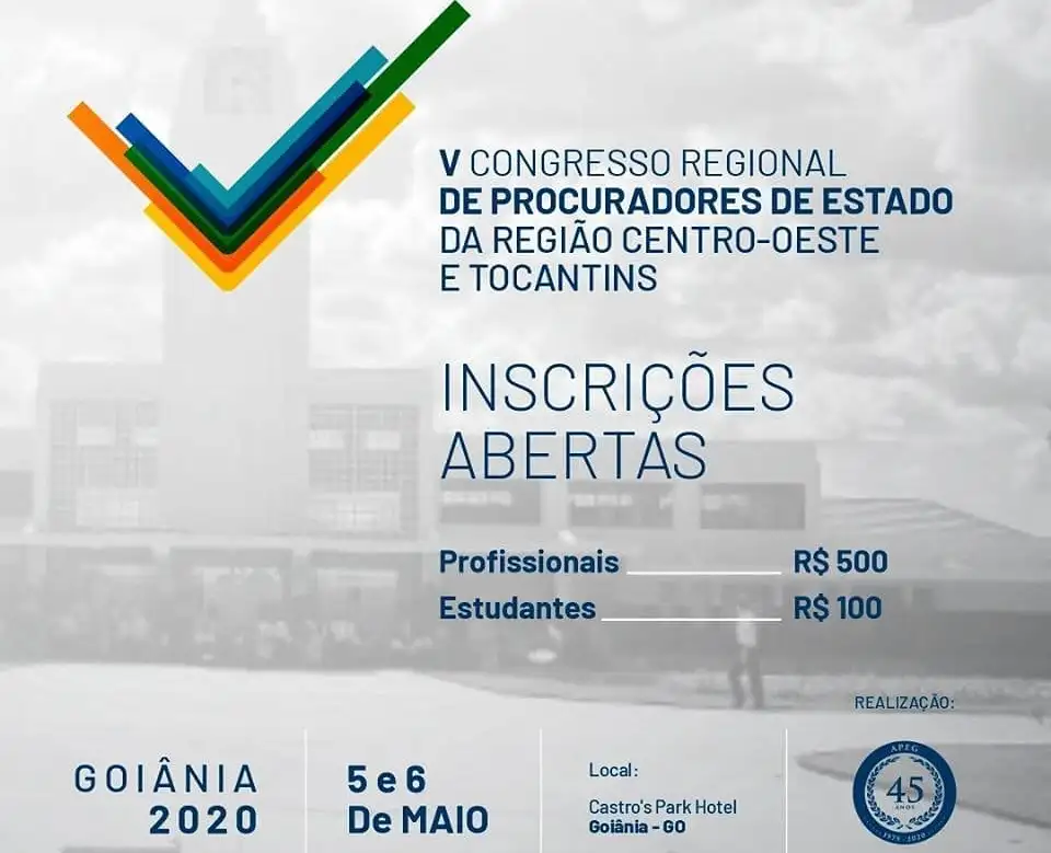 Congresso Regional de Procuradores abre oportunidade para profissionais e estudantes